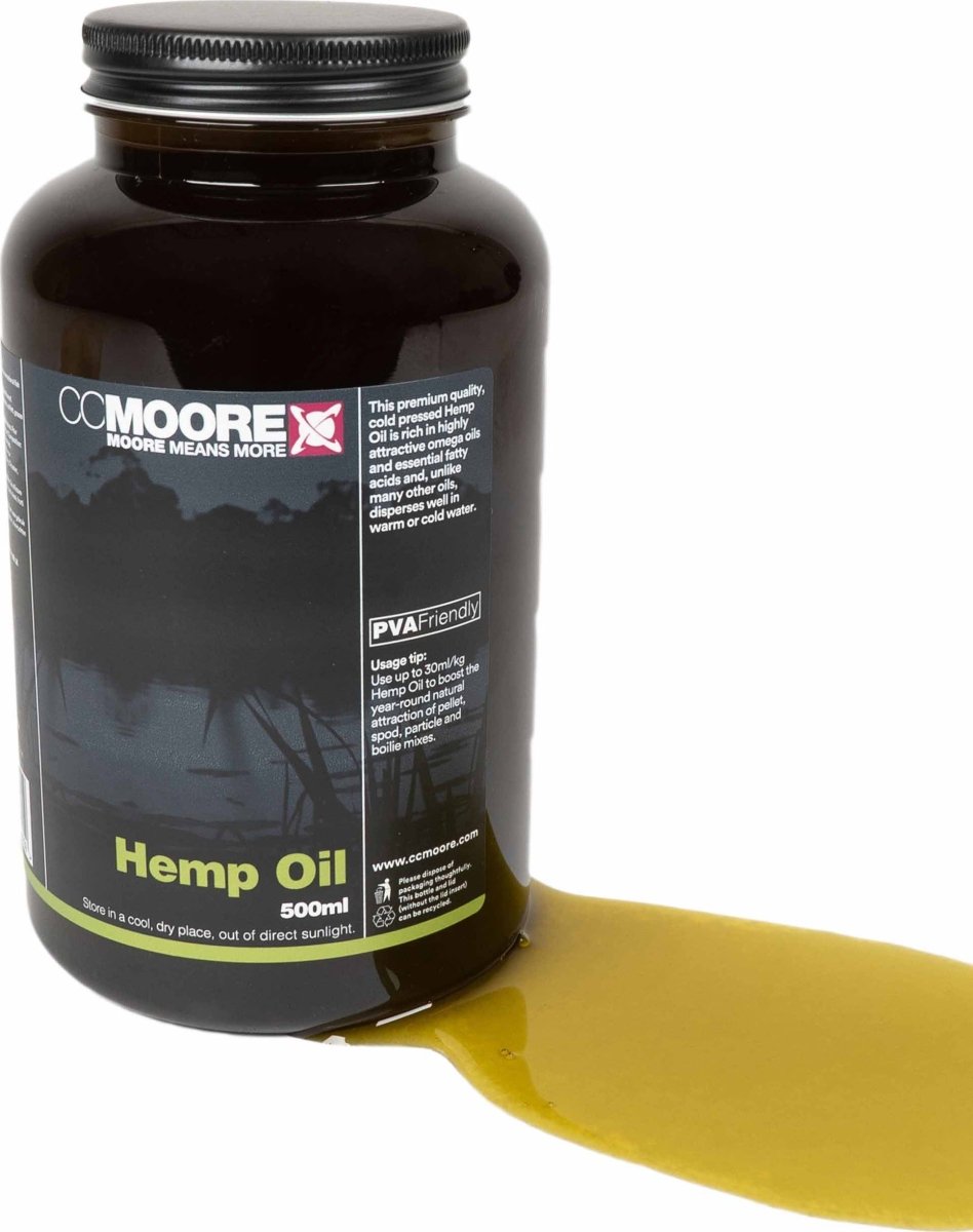 CC Moore Hemp Oil - 500ml - dé KarperCentrale CC Moore Hemp Oil - 500ml - dé KarperCentrale