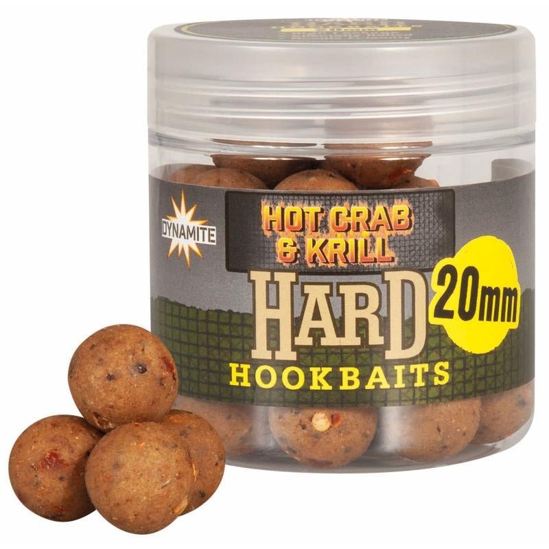 Dynamite Baits Hot Crab & Krill Hard Hookbaits - 20mm - KarperCentrale Dynamite Baits Hot Crab & Krill Hard Hookbaits - 20mm - KarperCentrale