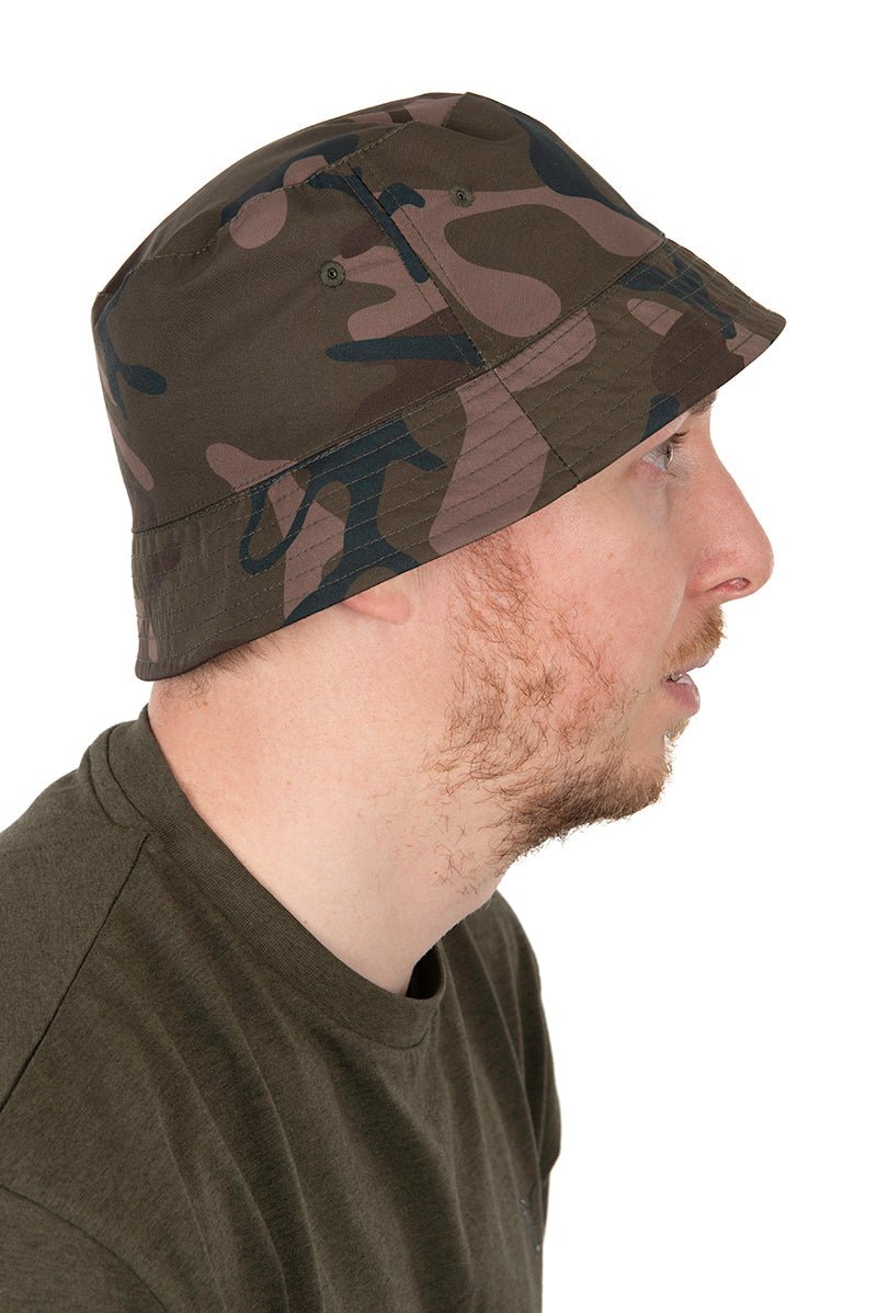 Fox Camo Reversible Bucket Hat - Vissershoedje - dé KarperCentrale Fox Camo Reversible Bucket Hat - Vissershoedje - dé KarperCentrale