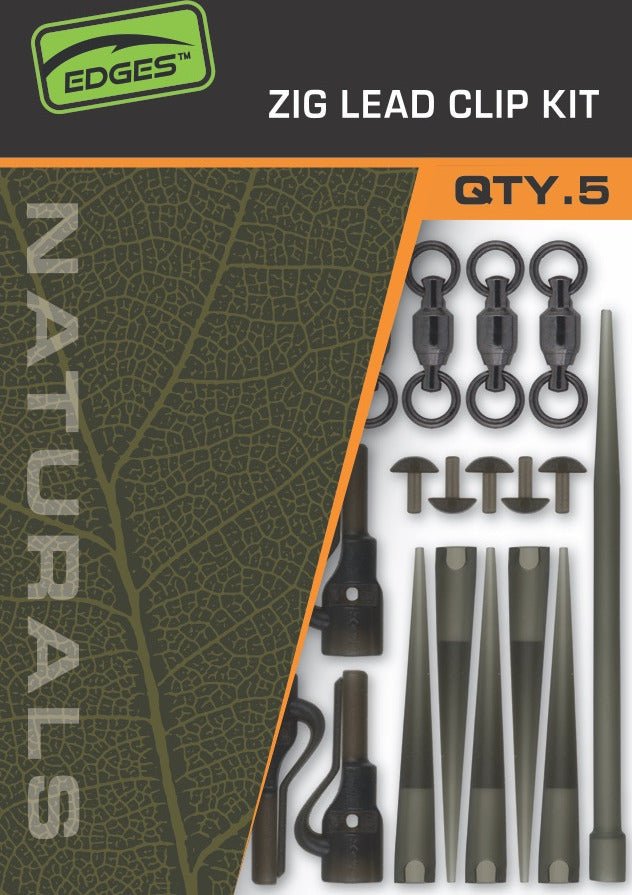 Fox Edges Naturals Zig Lead Clip Kit - dé KarperCentrale Fox Edges Naturals Zig Lead Clip Kit - dé KarperCentrale