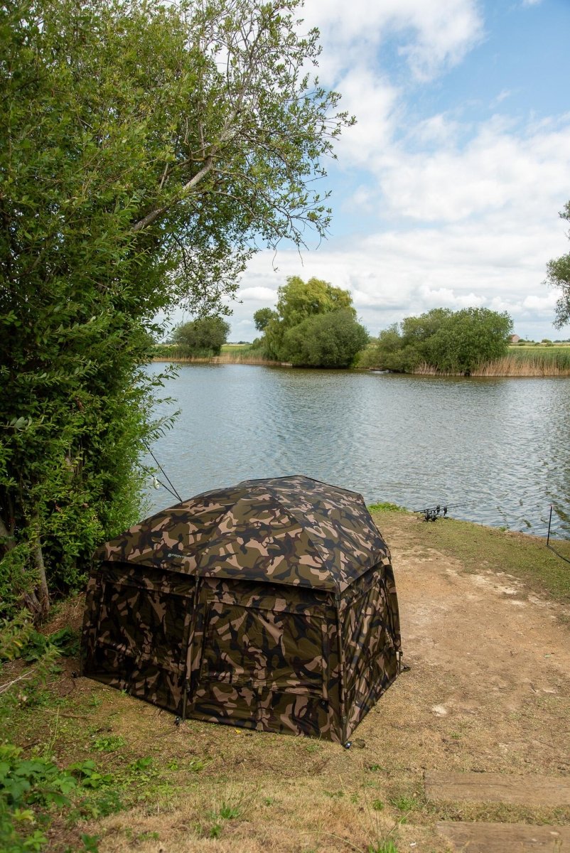 Fox Frontier 2 X - Camo - Bivvy - dé KarperCentrale Fox Frontier 2 X - Camo - Bivvy - dé KarperCentrale