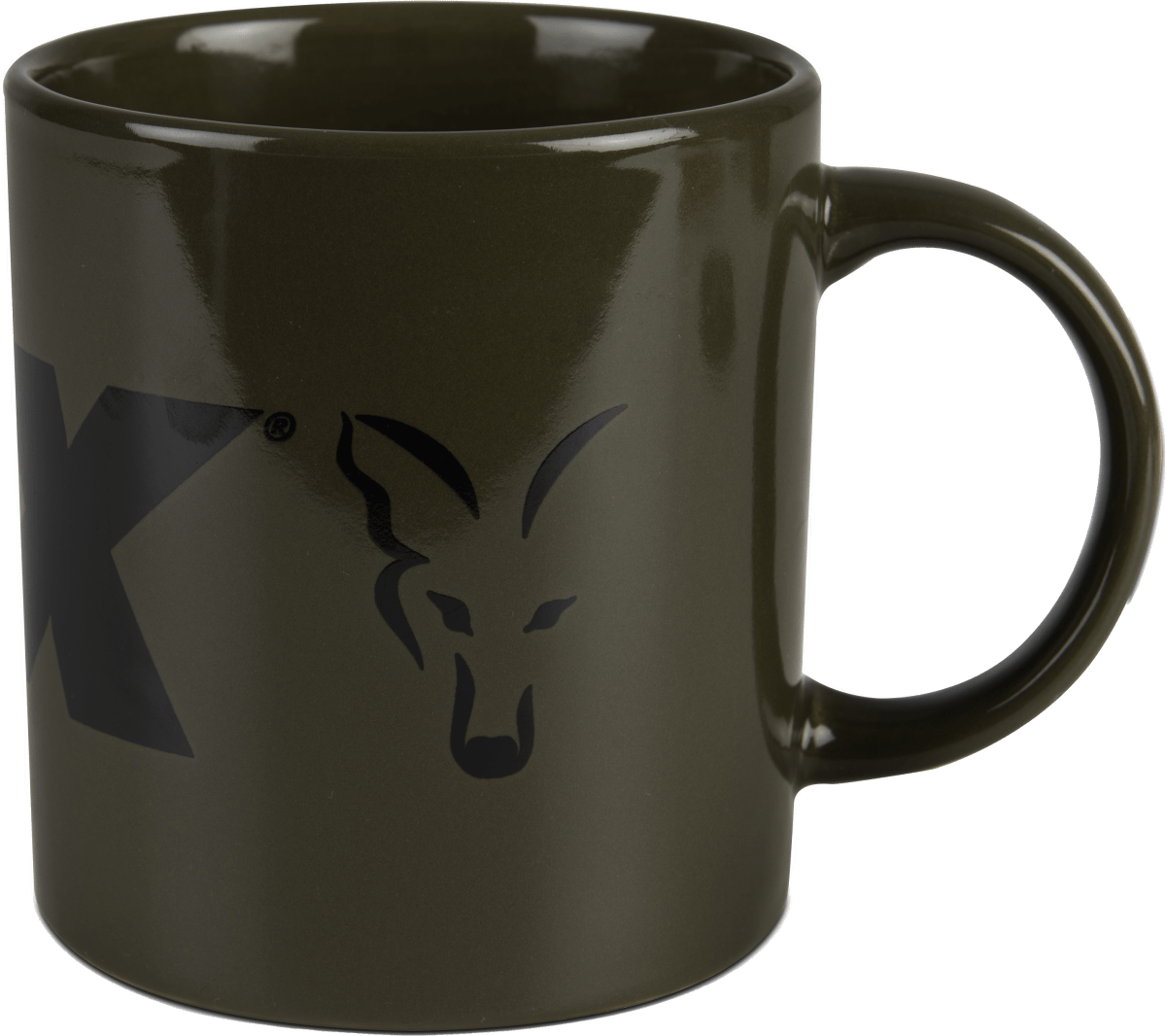 Fox Green and Black Logo Ceramic Mok - dé KarperCentrale Fox Green and Black Logo Ceramic Mok - dé KarperCentrale