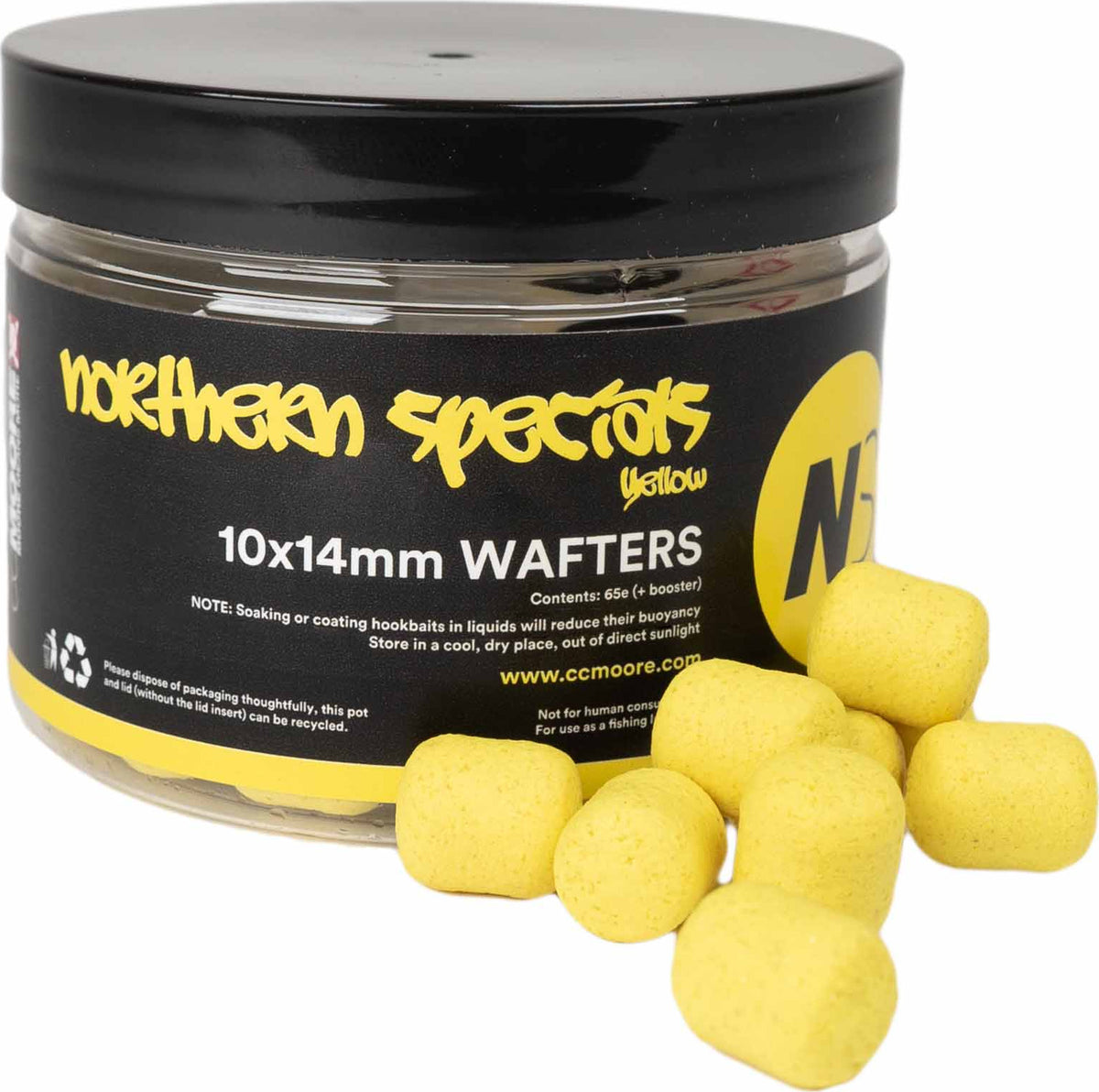 NS1 Dumbell Wafters - Geel - 10x14mm