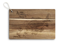 Dekoratives Schneidebrett - Karpfen Edition