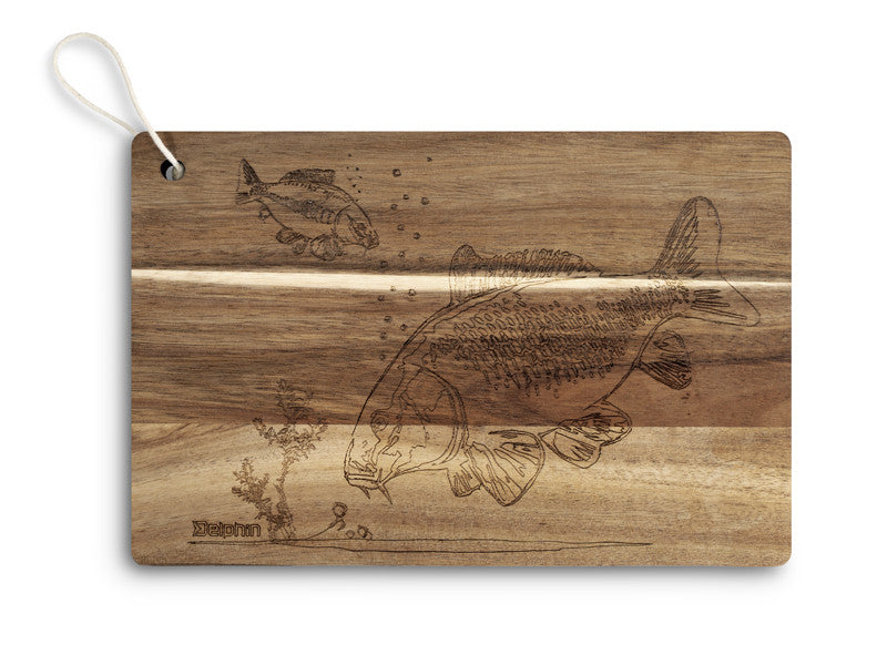 Dekoratives Schneidebrett - Karpfen Edition