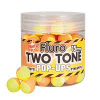 Dynamite Baits Fluro Two Tone Pop - Ups - 15mm - Tutti frutti & Pineapple - KarperCentrale