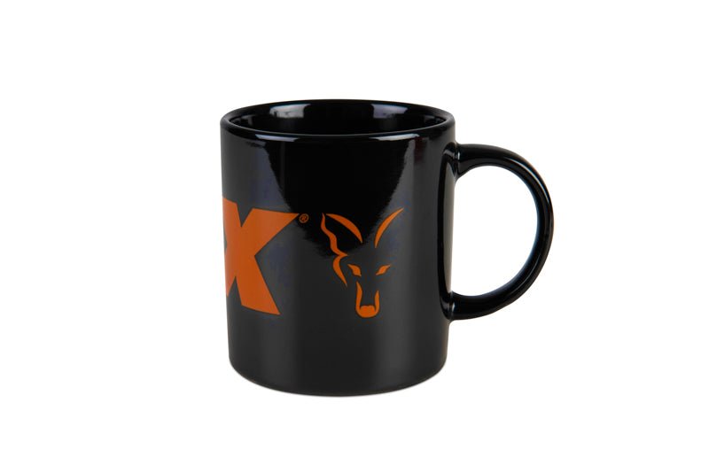 Fox Black and Orange Logo Ceramic Mok - dé KarperCentrale