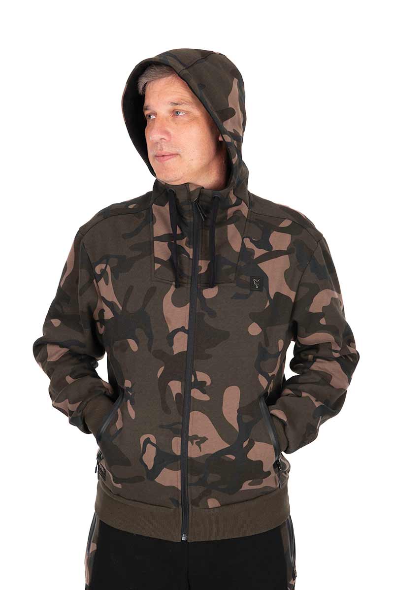 Fox Camo Full Zip Premium 310 Hoody - dé KarperCentrale