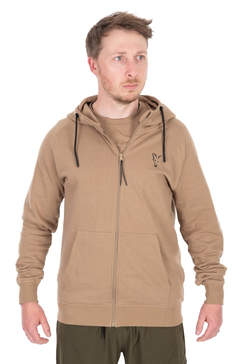 Collection LW Zip Hoody Tan Ltd