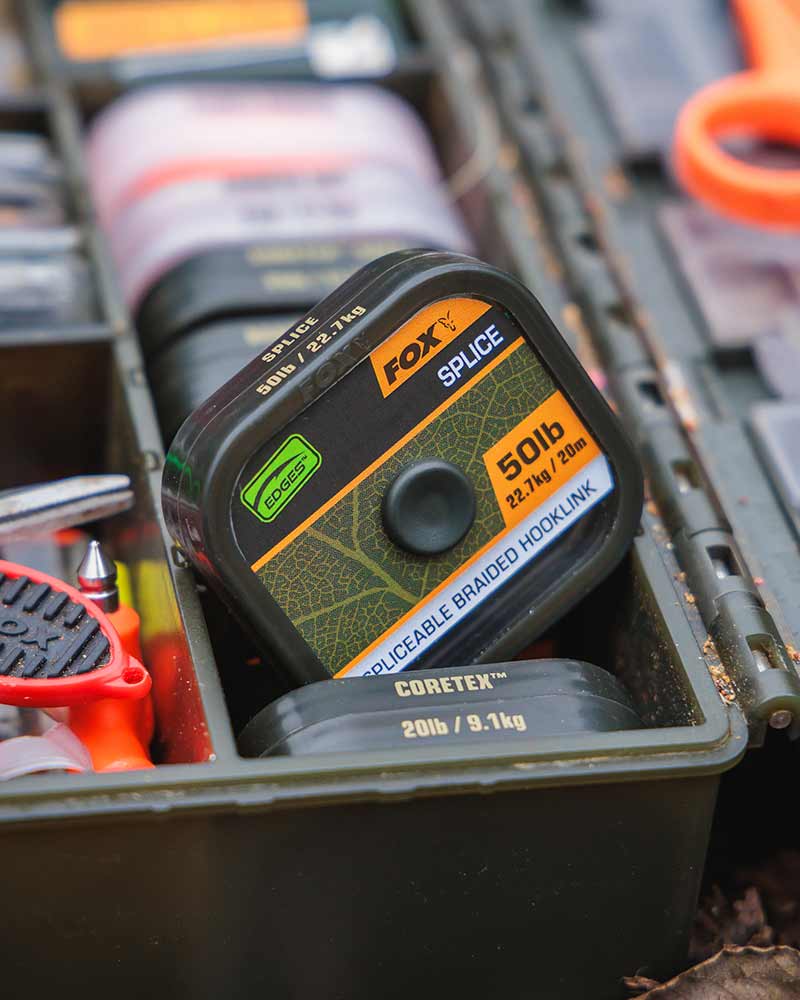 Fox Edges Naturals Splice Hooklenght - dé KarperCentrale