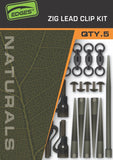Fox Edges Naturals Zig Lead Clip Kit - dé KarperCentrale