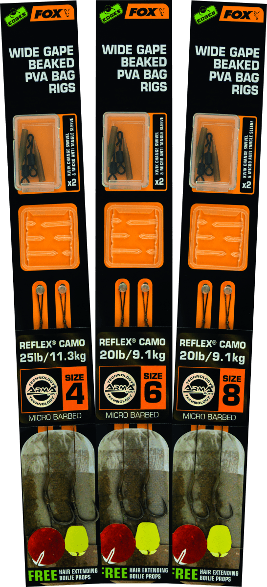 Edges Wide Gape Beaked PVA Fertigmontagen