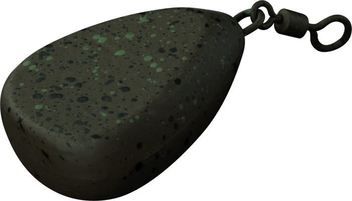 Plochá hruškovitá olůvka s obratlíkem