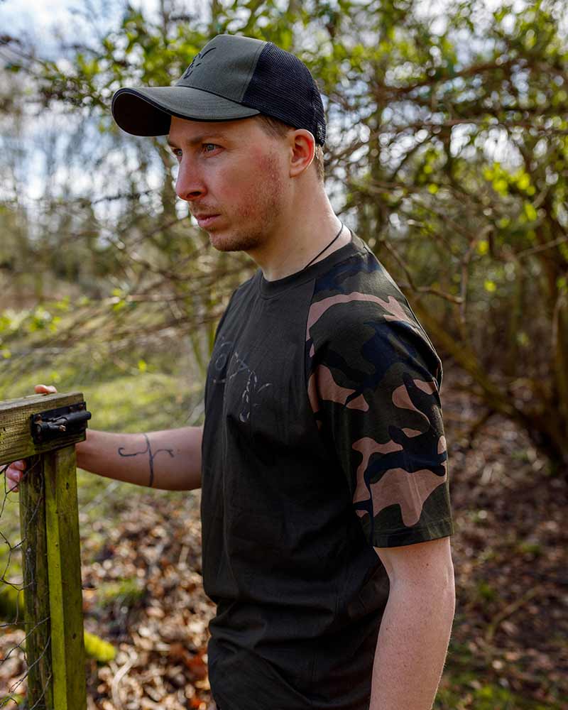 Fox Khaki Camo Outline T-Shirt - dé KarperCentrale