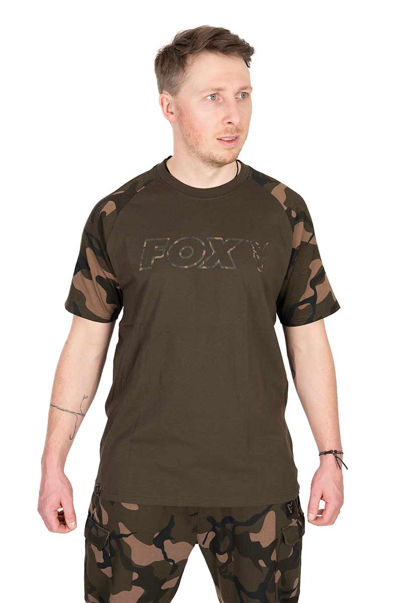 T-shirt Khaki Camo Outline