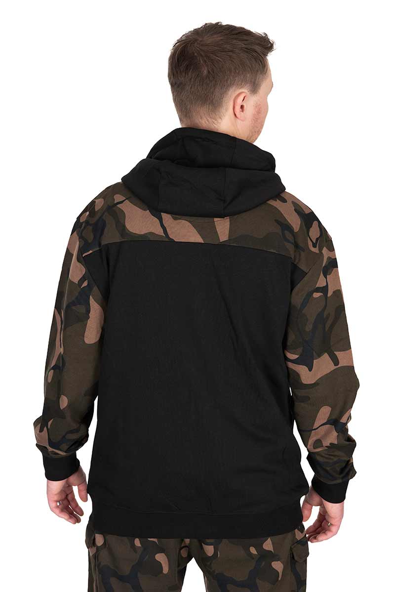 Fox LW Black Camo Split Zip Hoody - dé KarperCentrale