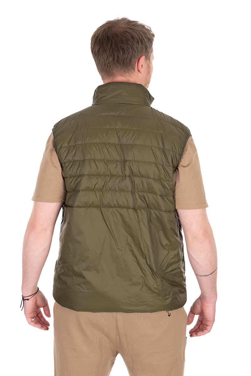 Olive Quilted 100 Gilet - Bodywarmer